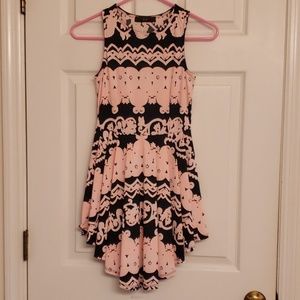 Gorgeous dress with asymmetric hem